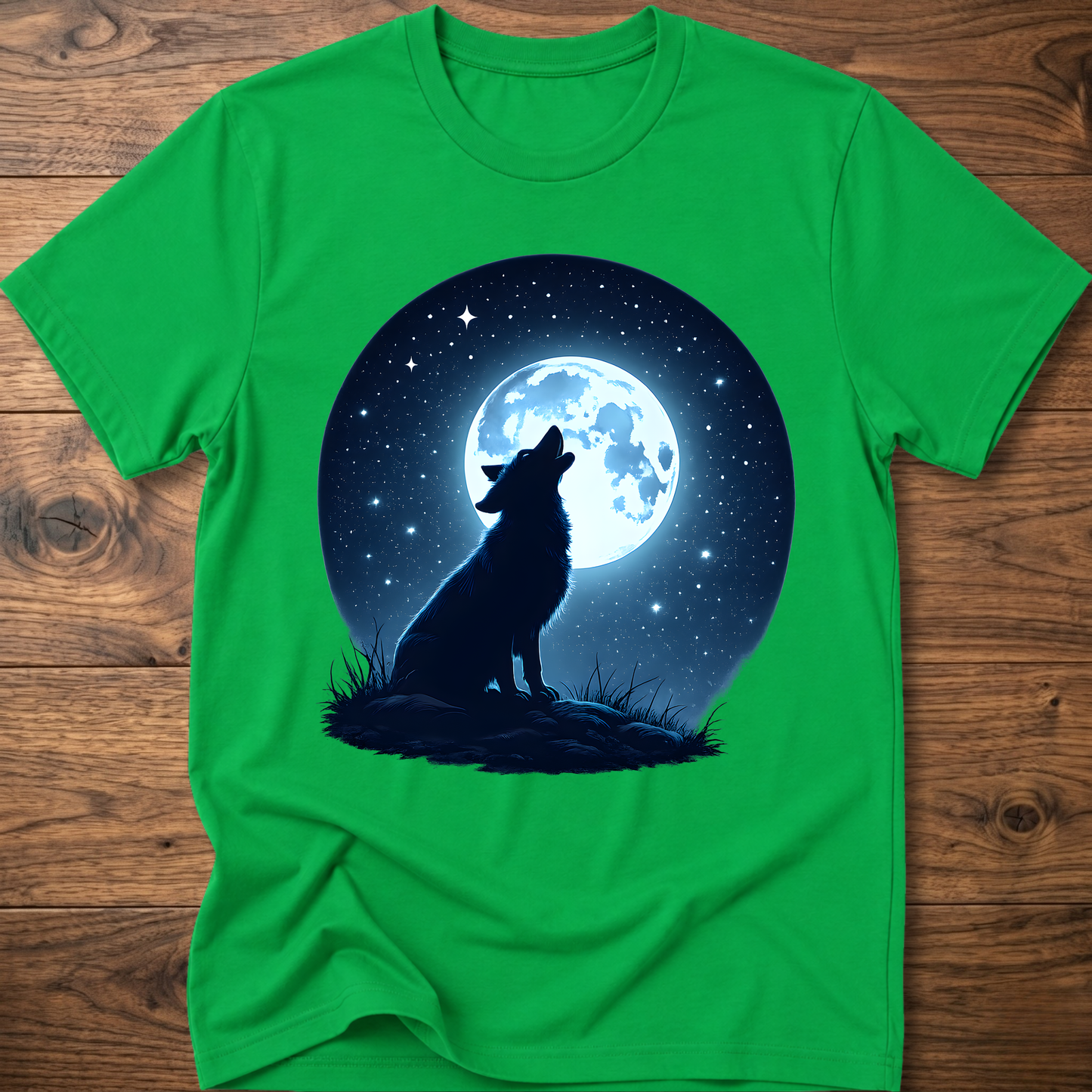 Moonlit Dog Dark T-Shirt