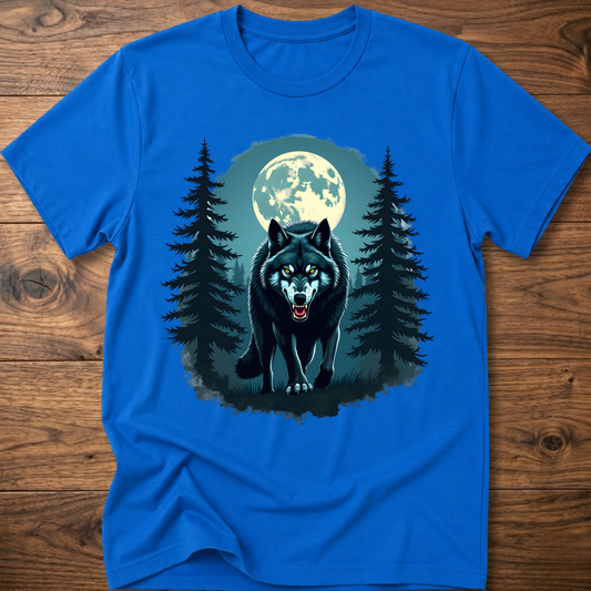 Moon Forest Wolf T-Shirt