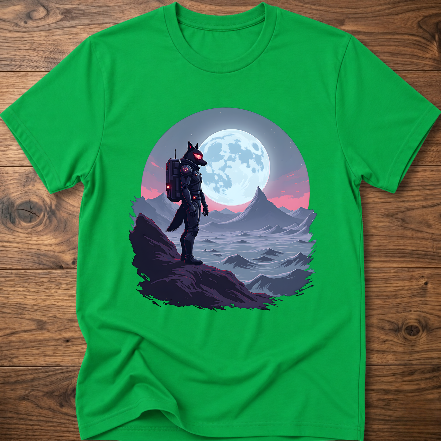 Dark Astro Wolf T-Shirt