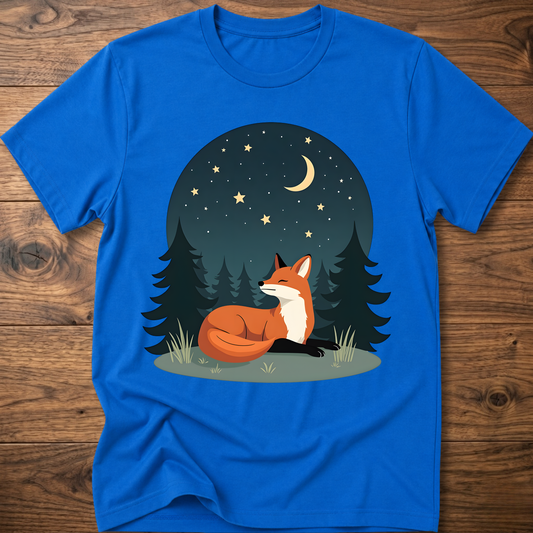 Starry Forest Fox T-Shirt