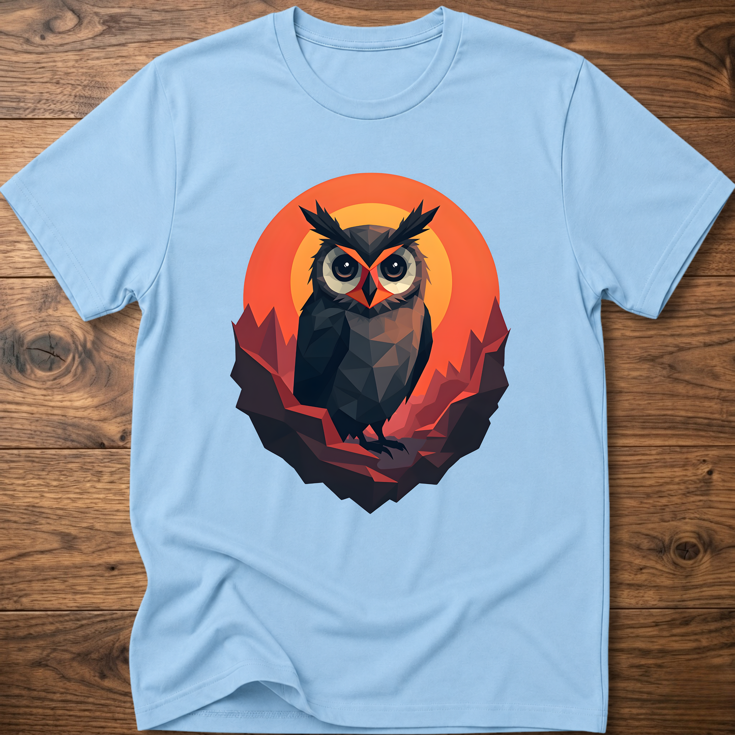 Martian Geometric Owl T-Shirt