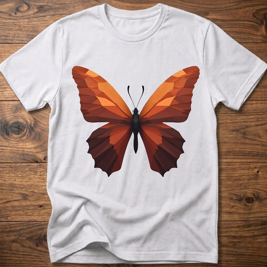 Martian Geometric Butterfly T-Shirt