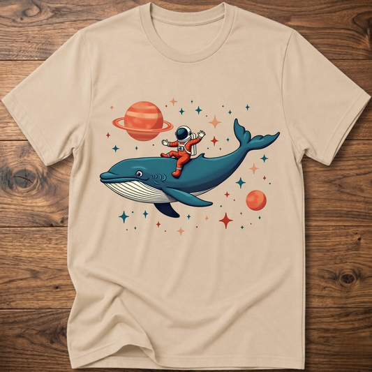 Astronaut Whale T-Shirt