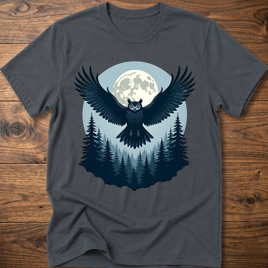 Moon Forest Owl T-Shirt