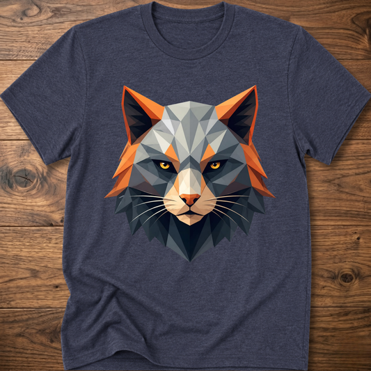 Astro Geometric Cat T-Shirt