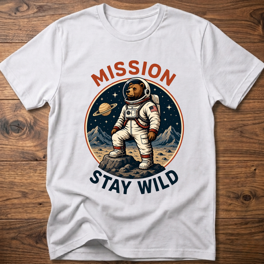 Mission Stay Wild Bear T-Shirt