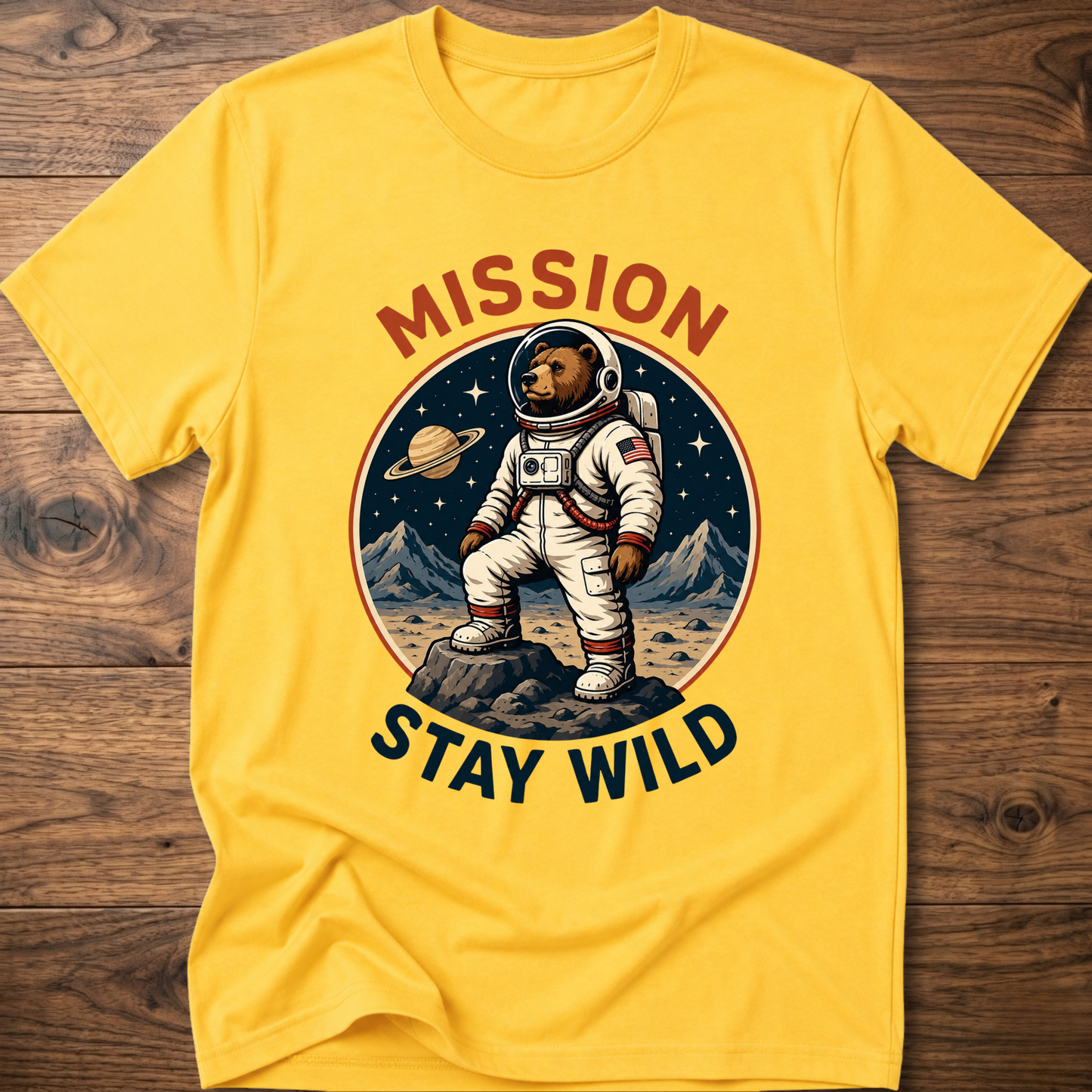 Mission Stay Wild Bear T-Shirt