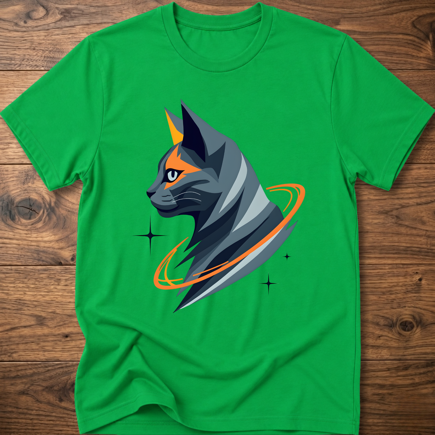 Astro Geometric Cat T-Shirt