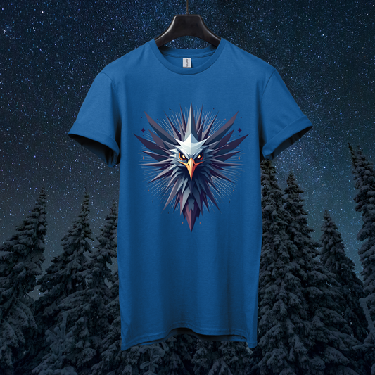 Starry Geometric Eagle T-Shirt