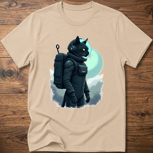 Dark Astro Cat T-Shirt