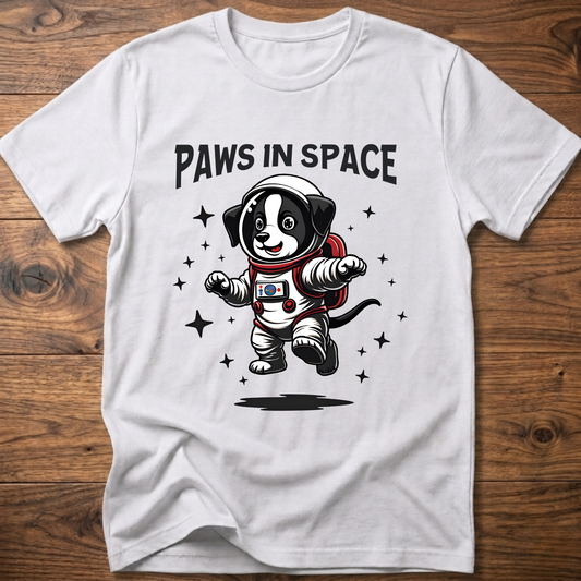 Paws in Space Dog T-Shirt