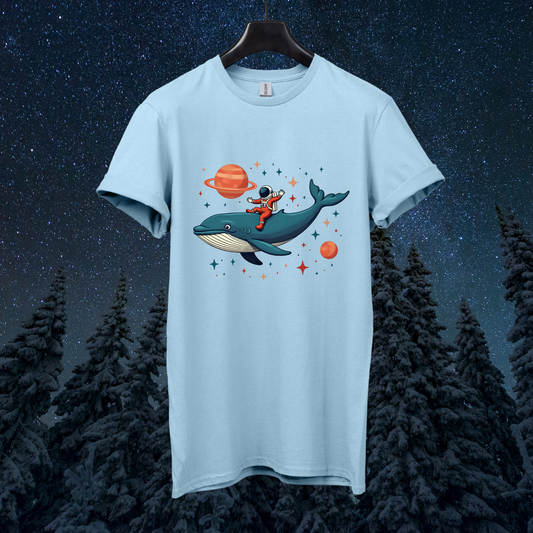 Astronaut Whale T-Shirt