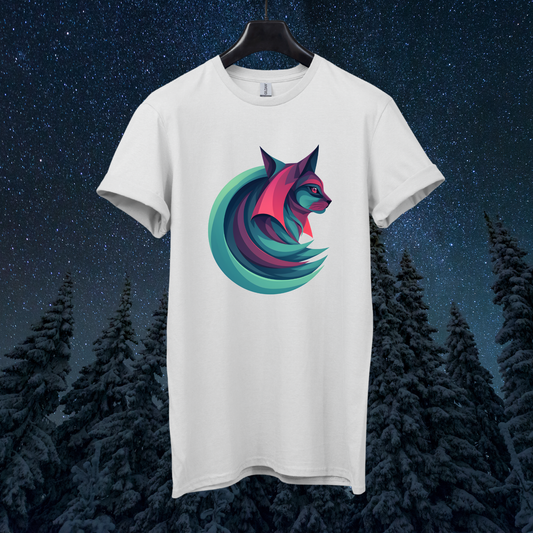 Aurora Geometric Cat T-Shirt