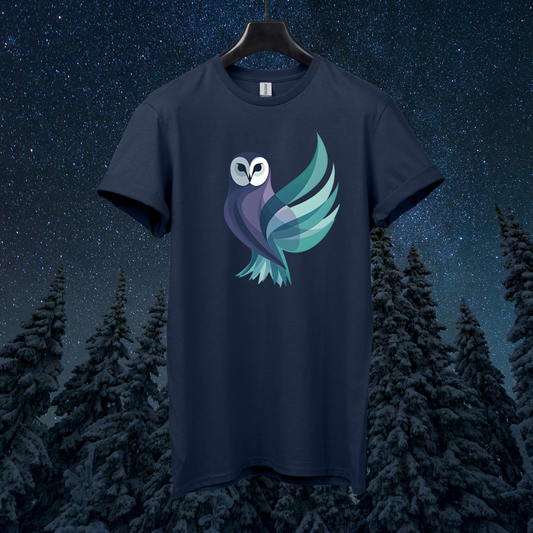 Aurora Geometric Owl T-Shirt