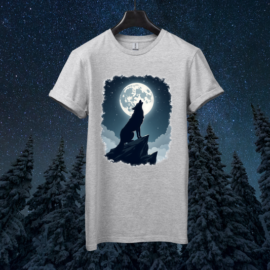 Dark Moonlit Wolf T-Shirt