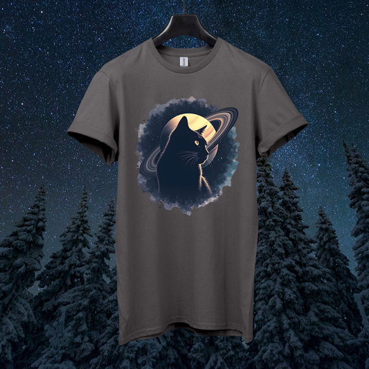 Dark Saturn Cat T-Shirt
