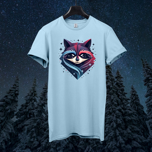 Galactic Abstract Raccoon T-Shirt