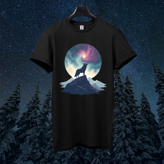 Galactic Sky Wolf T-Shirt