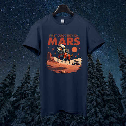 Good Boy on Mars Dog T-Shirt