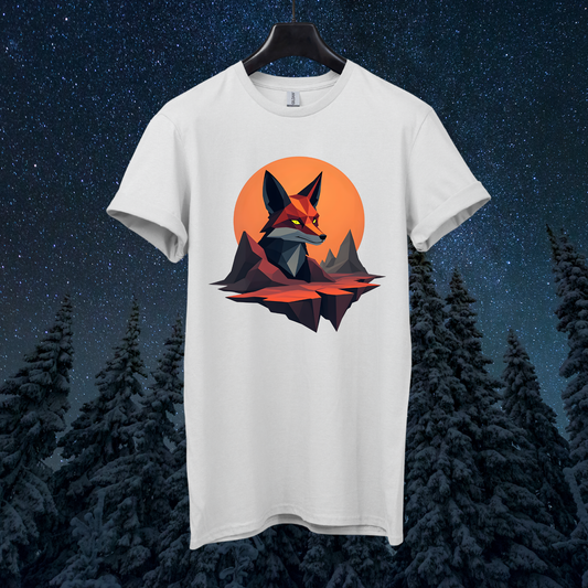 Martian Geometric Fox T-Shirt
