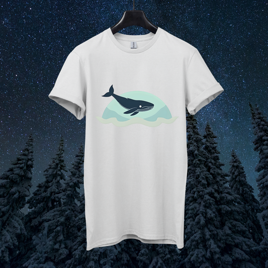 Minimal Whale T-Shirt