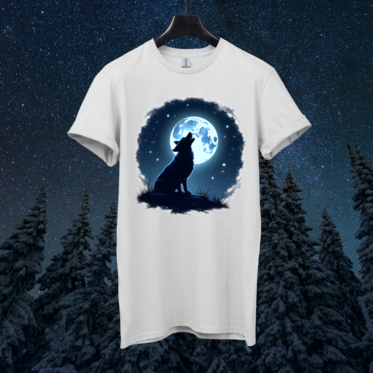 Moonlit Dog Dark T-Shirt