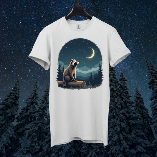 Moon Raccoon T-Shirt