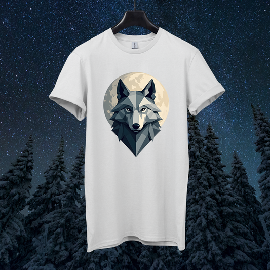 Moon Wolf Head T-Shirt