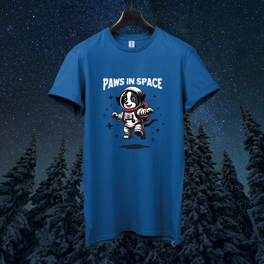 Paws in Space Dog T-Shirt