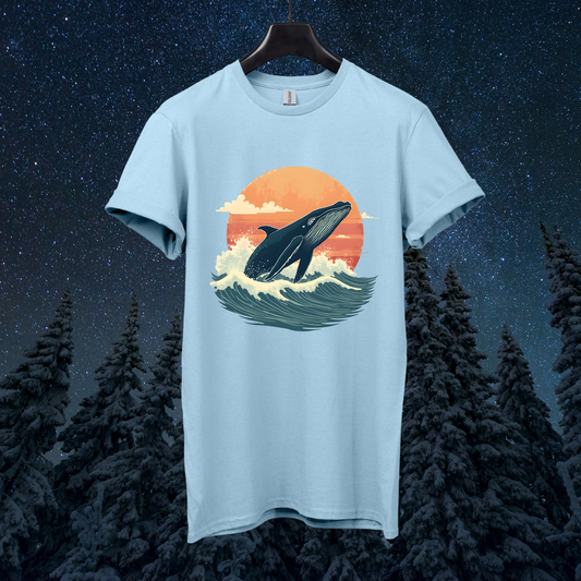 Retro Whale T-Shirt