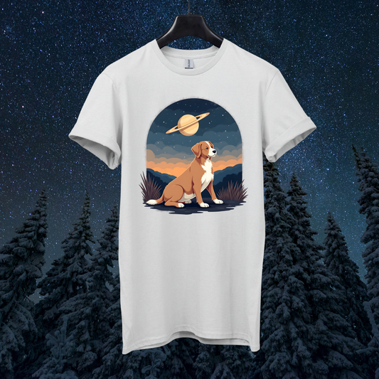 Saturn Sky Dog T-Shirt