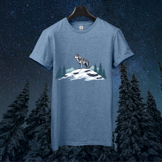 Snow Aurora Wolf T-Shirt
