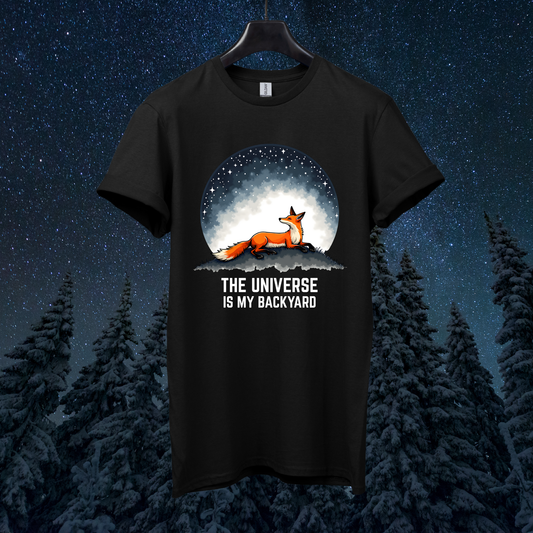 Universe is my Backyard Fox T-Shirt