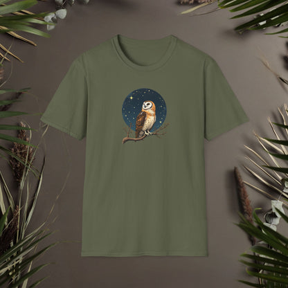 Starry Vintage Owl T-Shirt