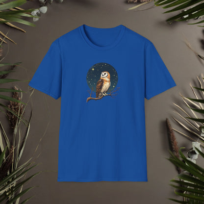 Starry Vintage Owl T-Shirt