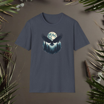 Moon Forest Eagle T-Shirt