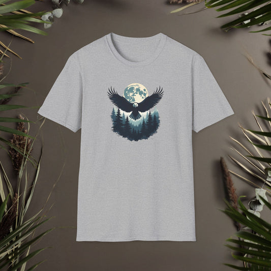 Moon Forest Eagle T-Shirt