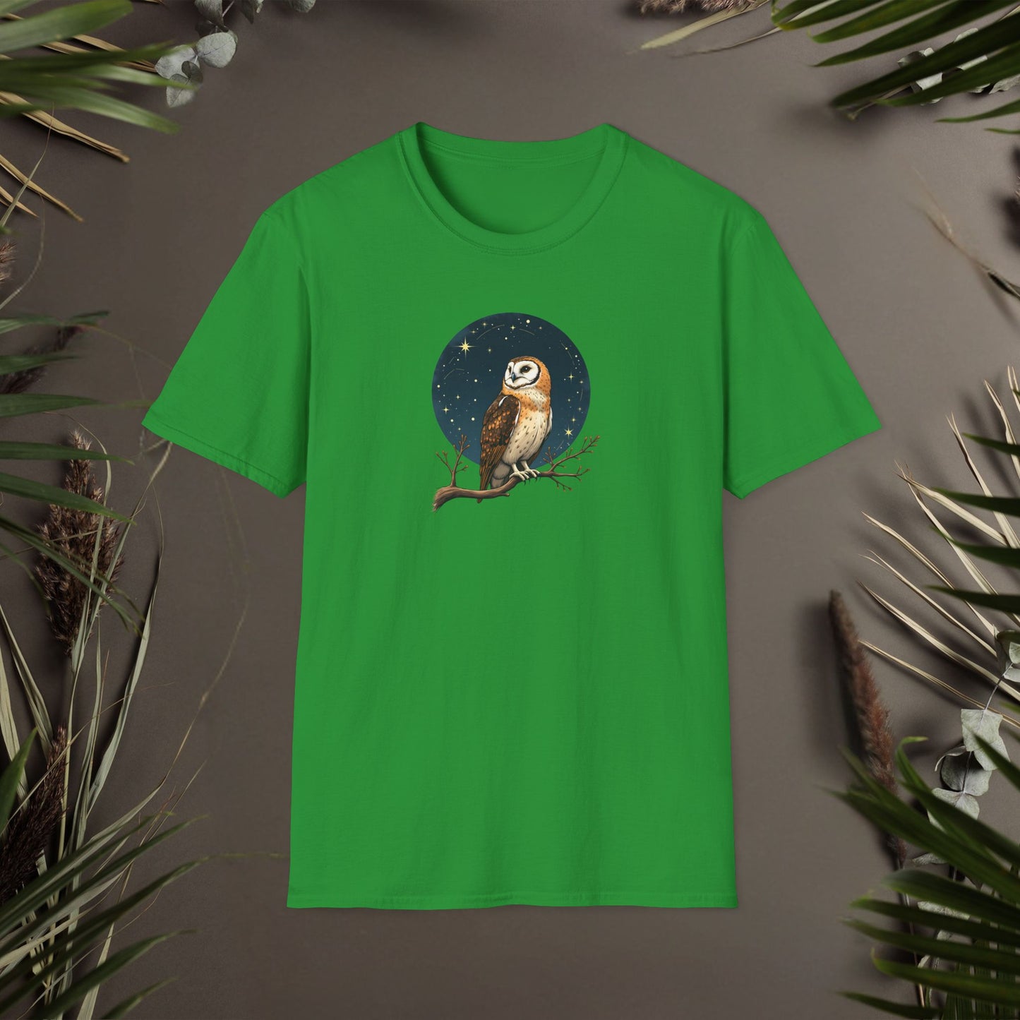 Starry Vintage Owl T-Shirt