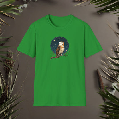 Starry Vintage Owl T-Shirt