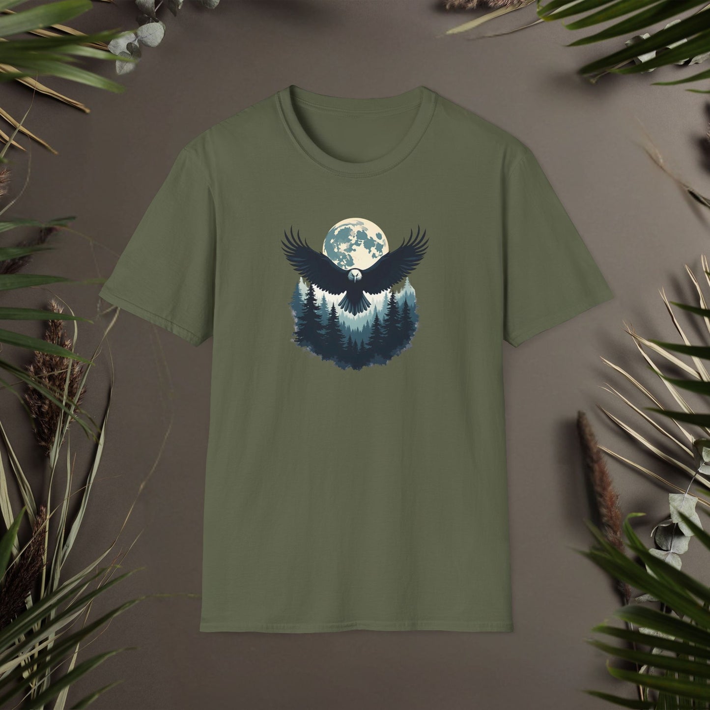 Moon Forest Eagle T-Shirt