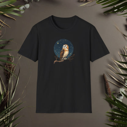 Starry Vintage Owl T-Shirt