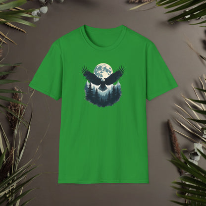 Moon Forest Eagle T-Shirt