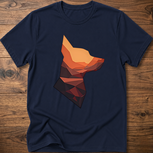 Martian Geometric Dog T-Shirt