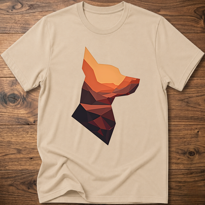 Martian Geometric Dog T-Shirt
