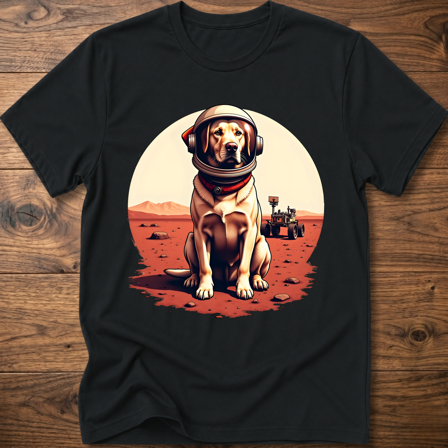 Martian Vintage Dog T-Shirt