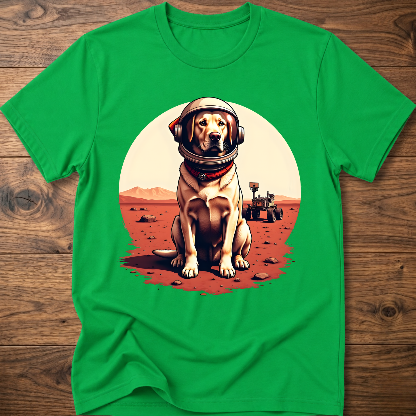 Martian Vintage Dog T-Shirt