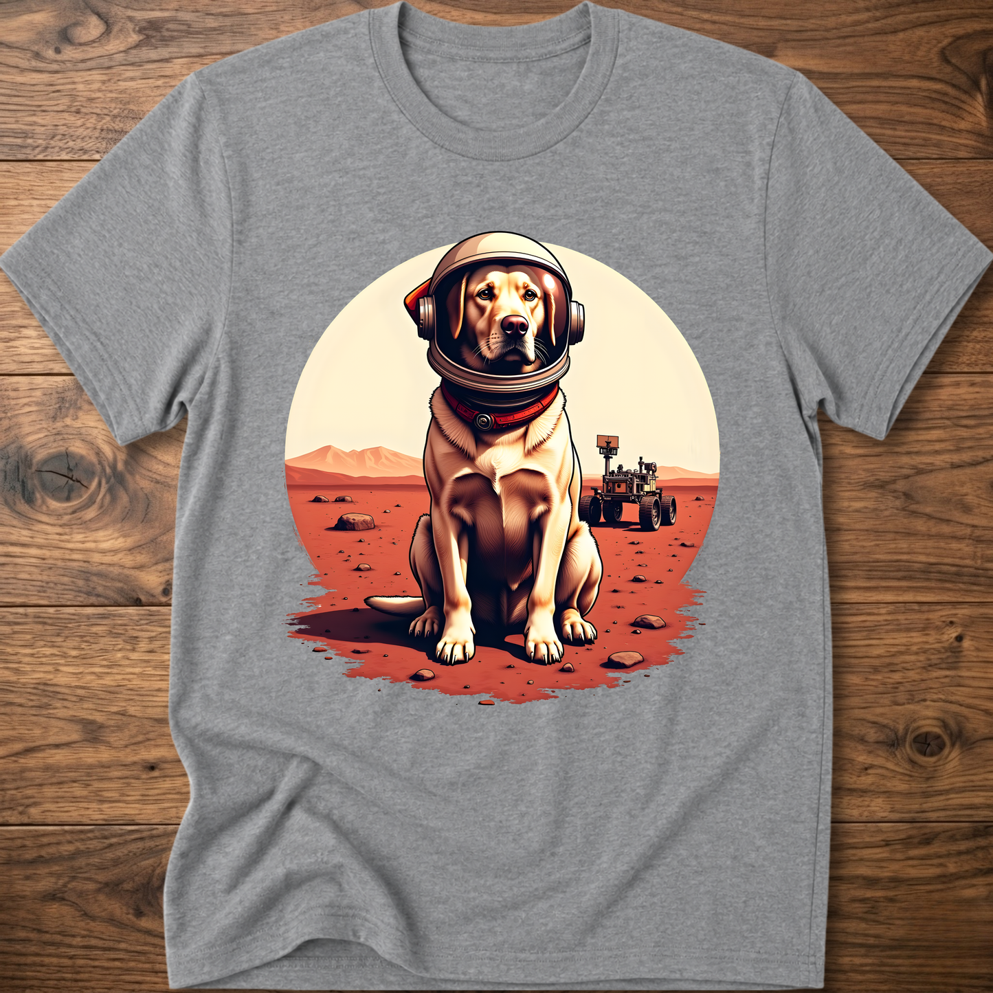 Martian Vintage Dog T-Shirt