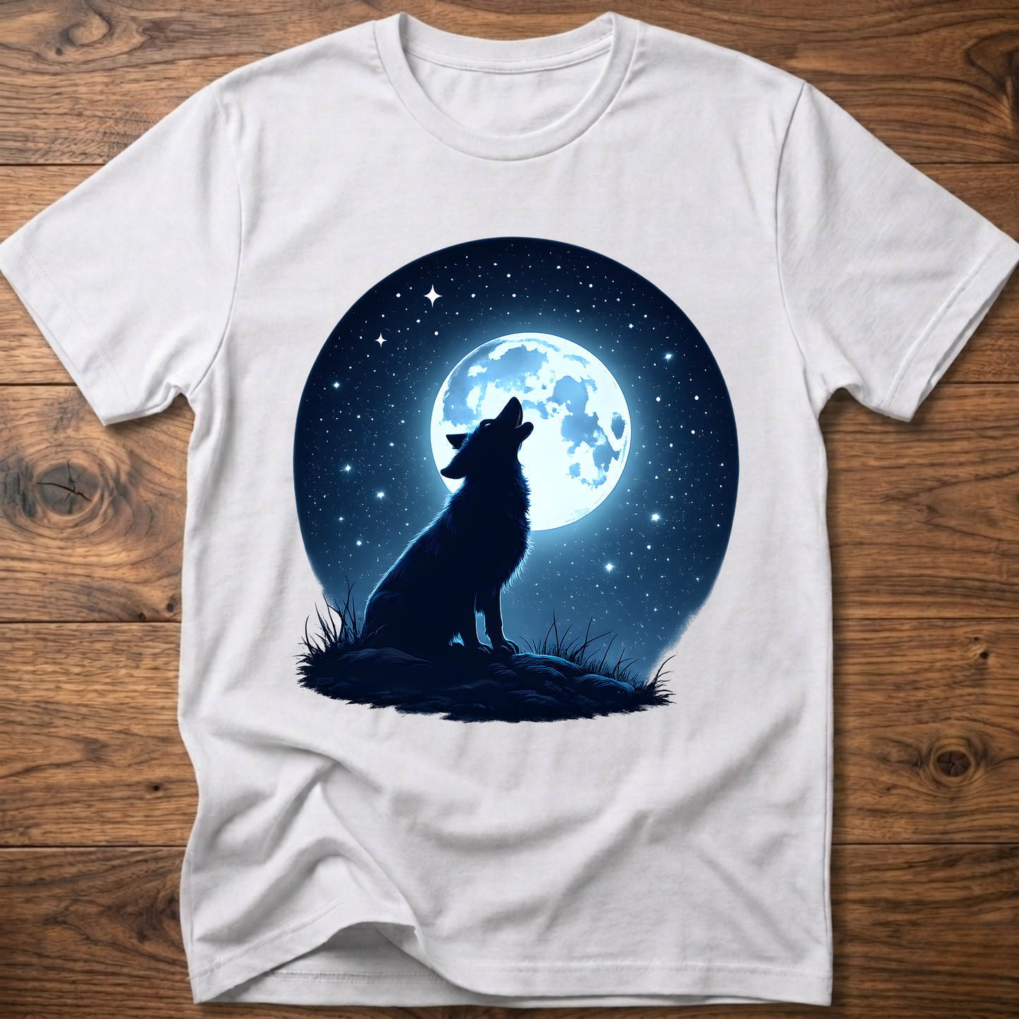 Moonlit Dog Dark T-Shirt