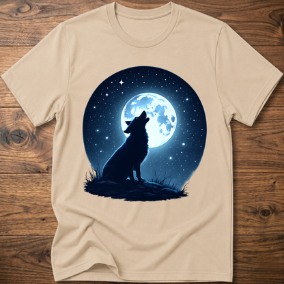 Moonlit Dog Dark T-Shirt