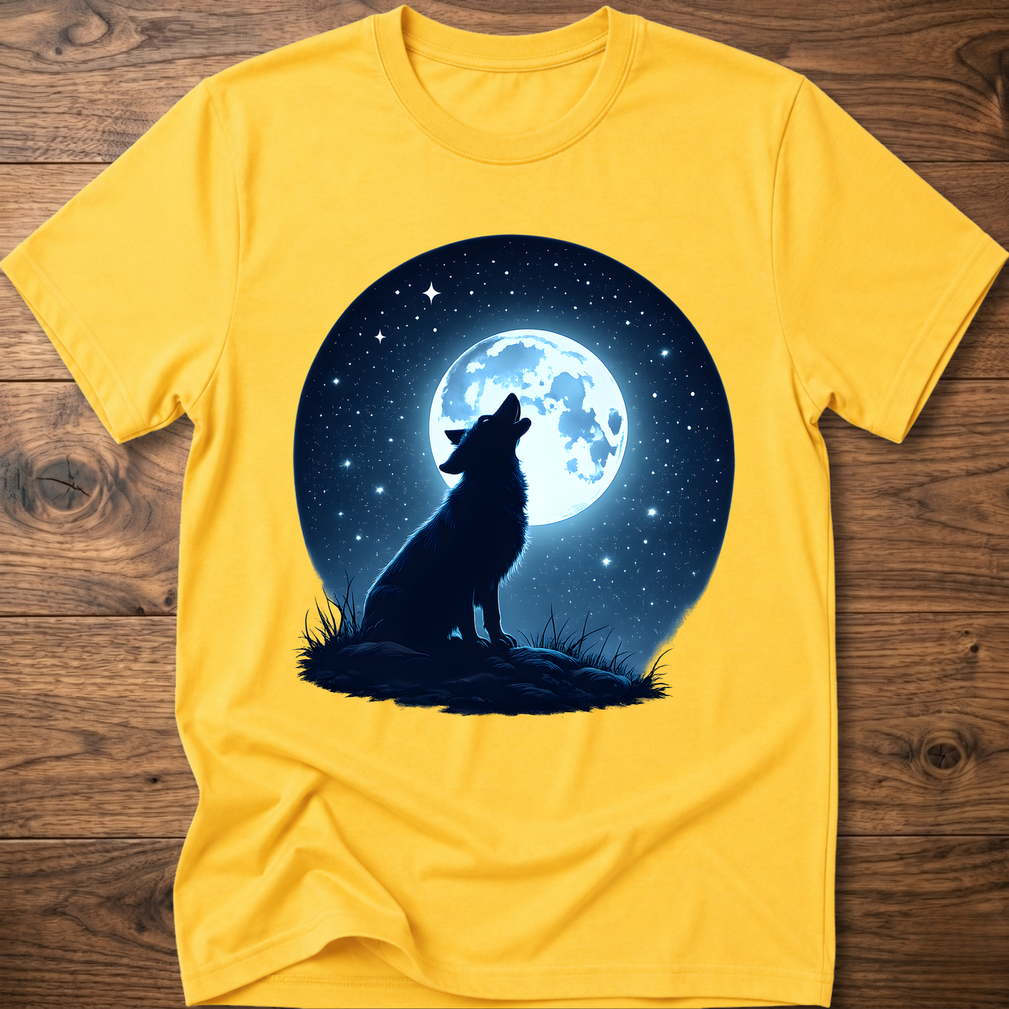 Moonlit Dog Dark T-Shirt